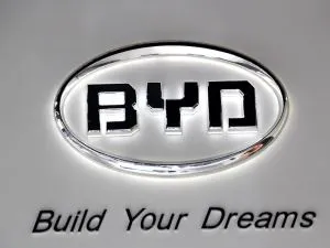 BYD Auto Dealership Signage