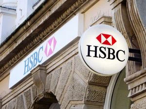 HSBC Bank Outlets Signs